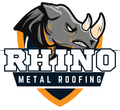 Rhino Metal Roofing Logo white